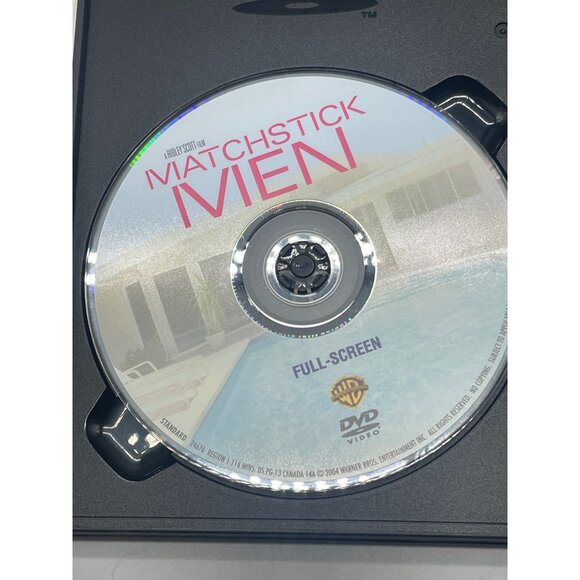 Matchstick Men A Ridley Scott Film DVD Nicholas Cage Sam Rockwell Alison READ - Picture 4 of 4
